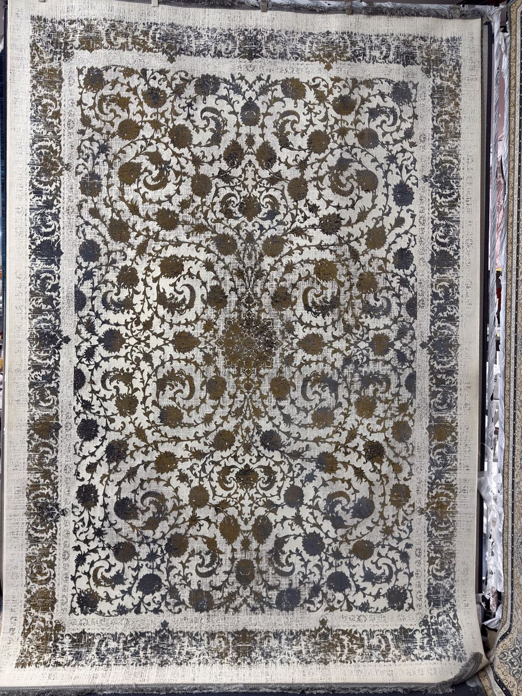 1200 Reed Rug 02, genuine full-rug showroom photograph