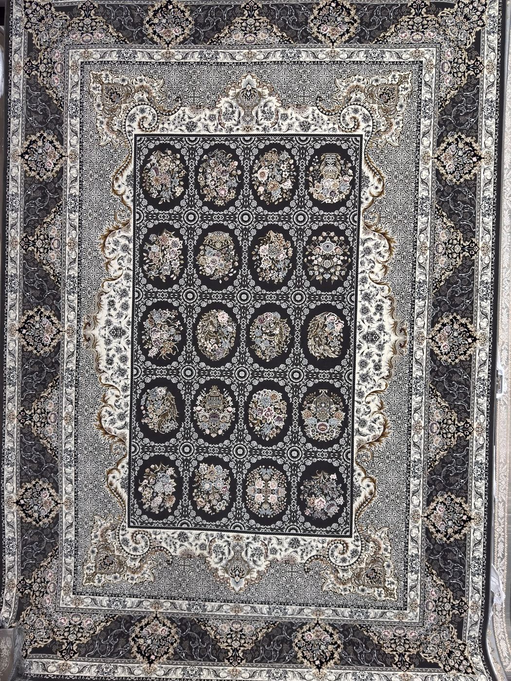 1200 Reed Rug 07, genuine full-rug showroom photograph