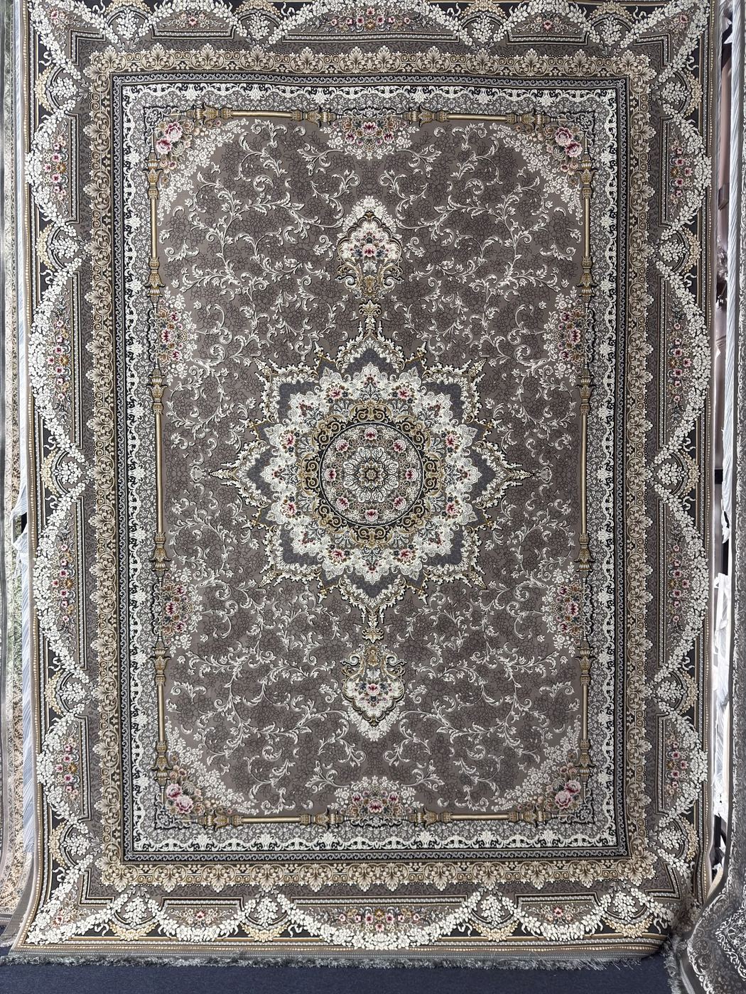 1200 Reed Rug 18, genuine full-rug showroom photograph