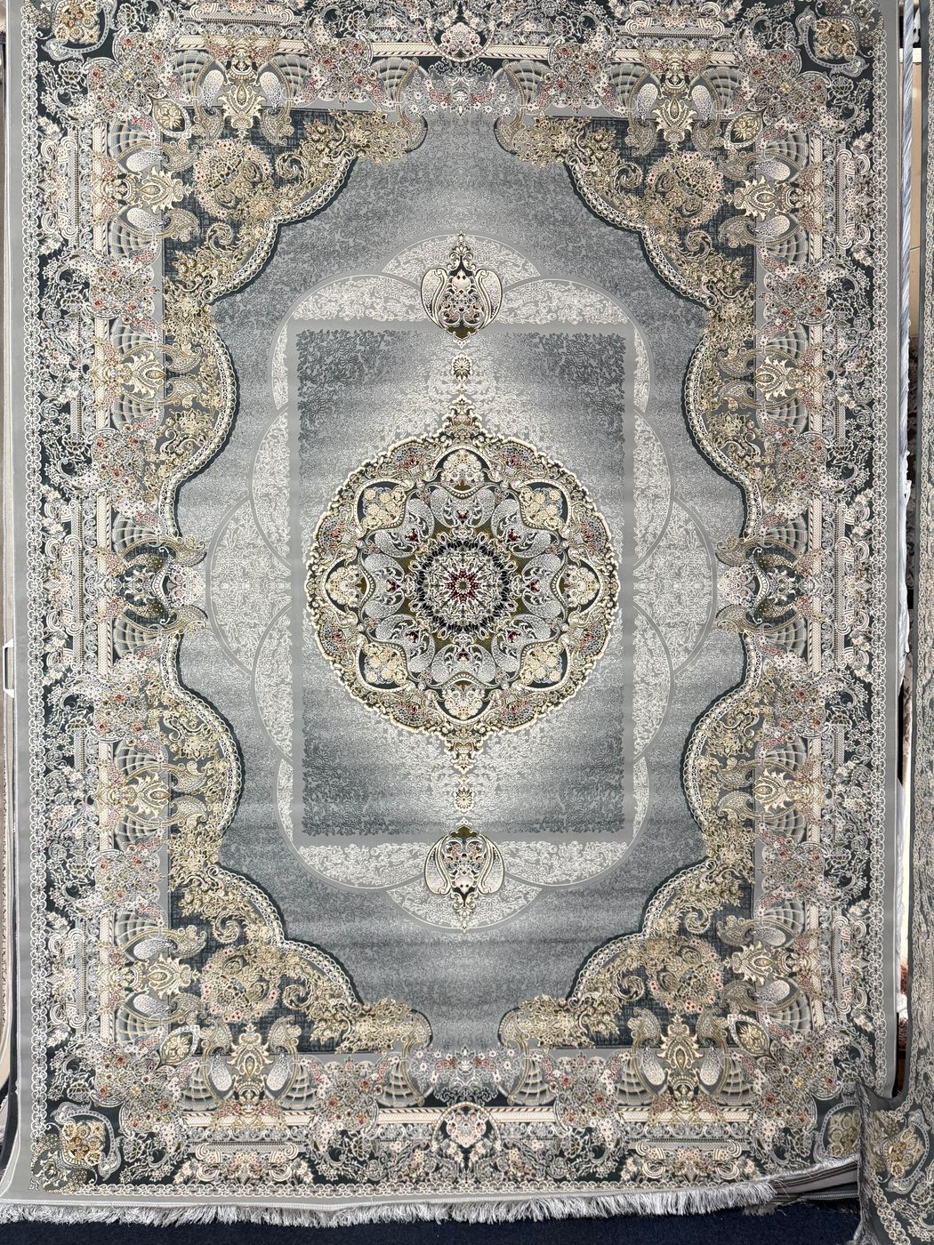 1200 Reed Rug 65, genuine full-rug showroom photograph