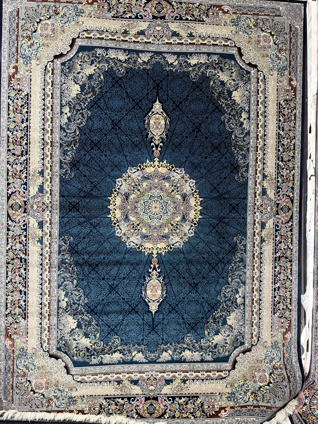 700 Reed Rug 07, genuine full-rug showroom photograph