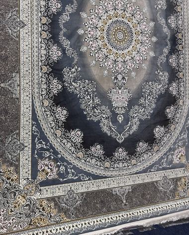 1200 reed Persian rug on the showroom floor in Dandenong