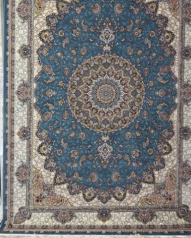 1200 reed Persian rug on the showroom floor in Dandenong