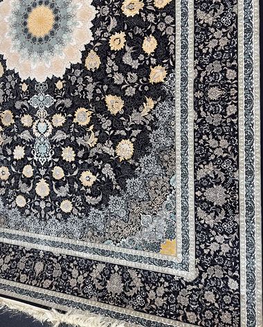 1200 reed Persian rug on the showroom floor in Dandenong