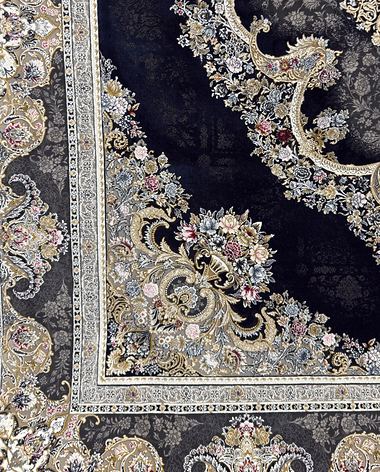 1200 reed Persian rug on the showroom floor in Dandenong