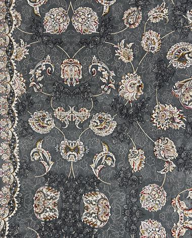 1200 reed Persian rug on the showroom floor in Dandenong
