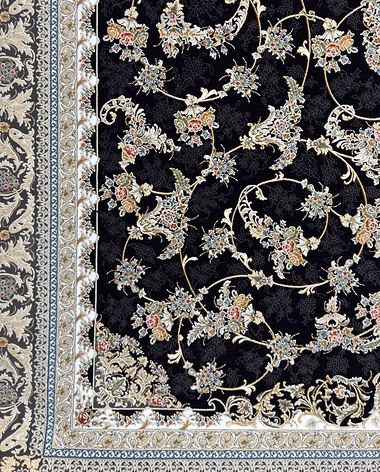 1200 reed Persian rug on the showroom floor in Dandenong