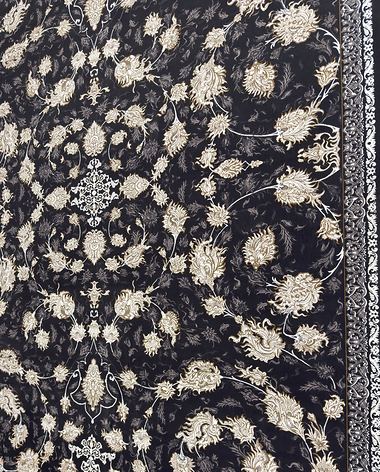 1200 reed Persian rug on the showroom floor in Dandenong