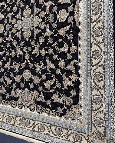 1200 reed Persian rug on the showroom floor in Dandenong