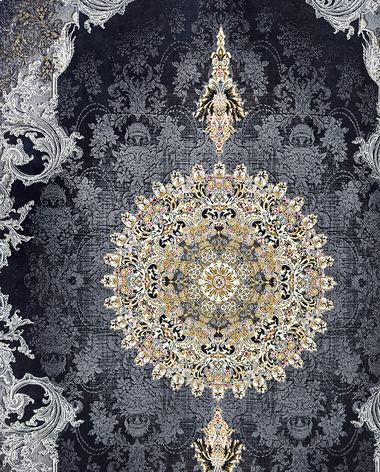 1200 reed Persian rug on the showroom floor in Dandenong