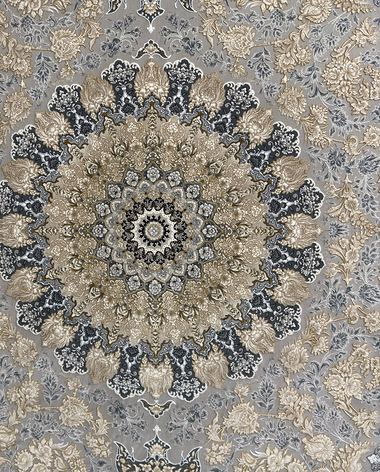 1200 reed Persian rug on the showroom floor in Dandenong