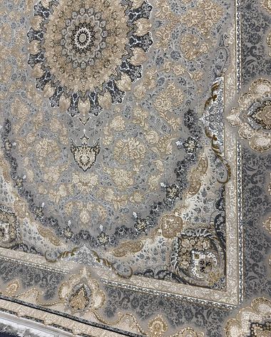 1200 reed Persian rug on the showroom floor in Dandenong