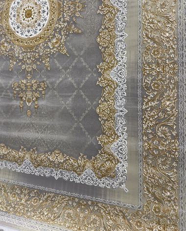 1200 reed Persian rug on the showroom floor in Dandenong