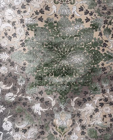 1200 reed Persian rug on the showroom floor in Dandenong