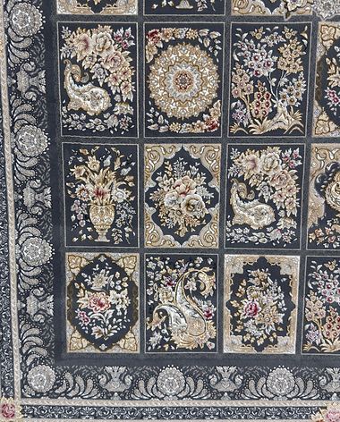 1200 reed Persian rug on the showroom floor in Dandenong