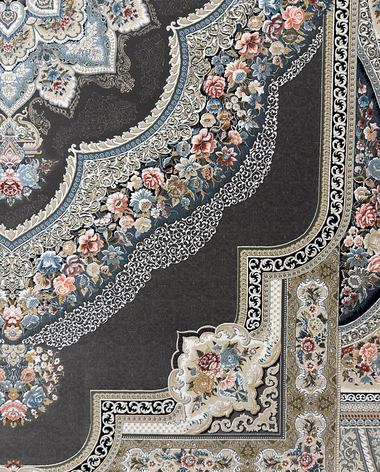 1200 reed Persian rug on the showroom floor in Dandenong
