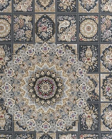 1200 reed Persian rug on the showroom floor in Dandenong