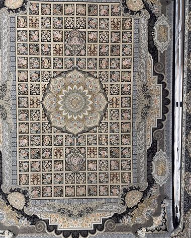 1200 reed Persian rug on the showroom floor in Dandenong