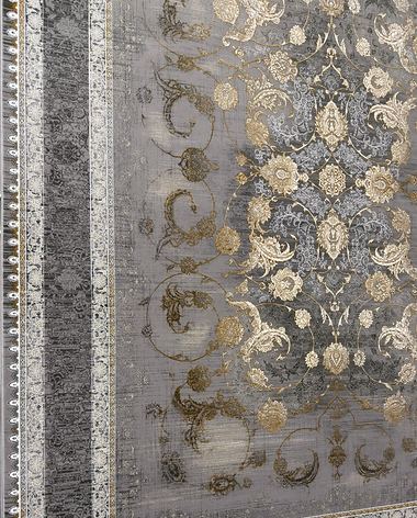 1200 reed Persian rug on the showroom floor in Dandenong
