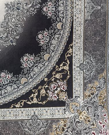 1200 reed Persian rug on the showroom floor in Dandenong