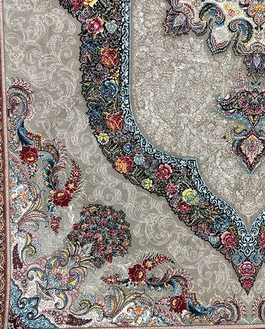 700 reed Persian rug on the showroom floor in Dandenong