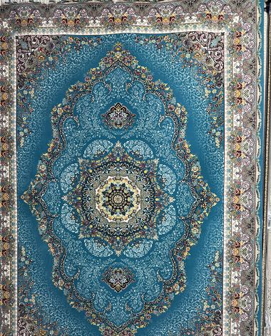 700 reed Persian rug on the showroom floor in Dandenong