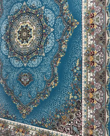 700 reed Persian rug on the showroom floor in Dandenong