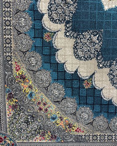 700 reed Persian rug on the showroom floor in Dandenong