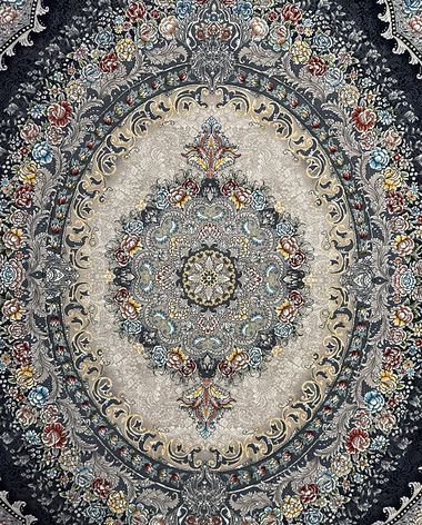 700 reed Persian rug on the showroom floor in Dandenong