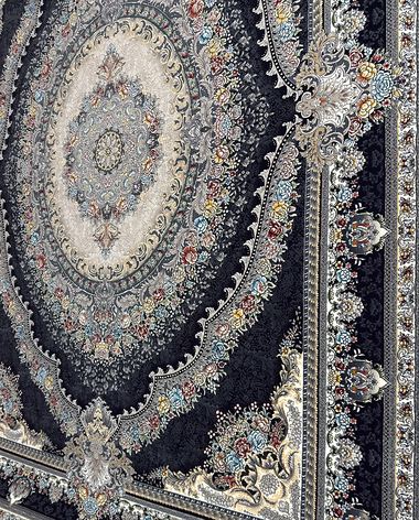 700 reed Persian rug on the showroom floor in Dandenong