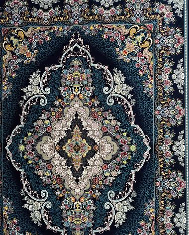 700 reed Persian rug on the showroom floor in Dandenong