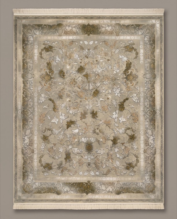 Antique Gold, a persian rug in Antique gold & bronze